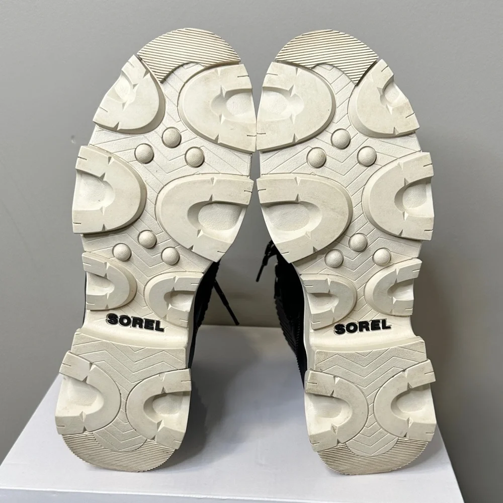 Sorel Brex Black and Cream Winter Boots - Picture 11 of 14